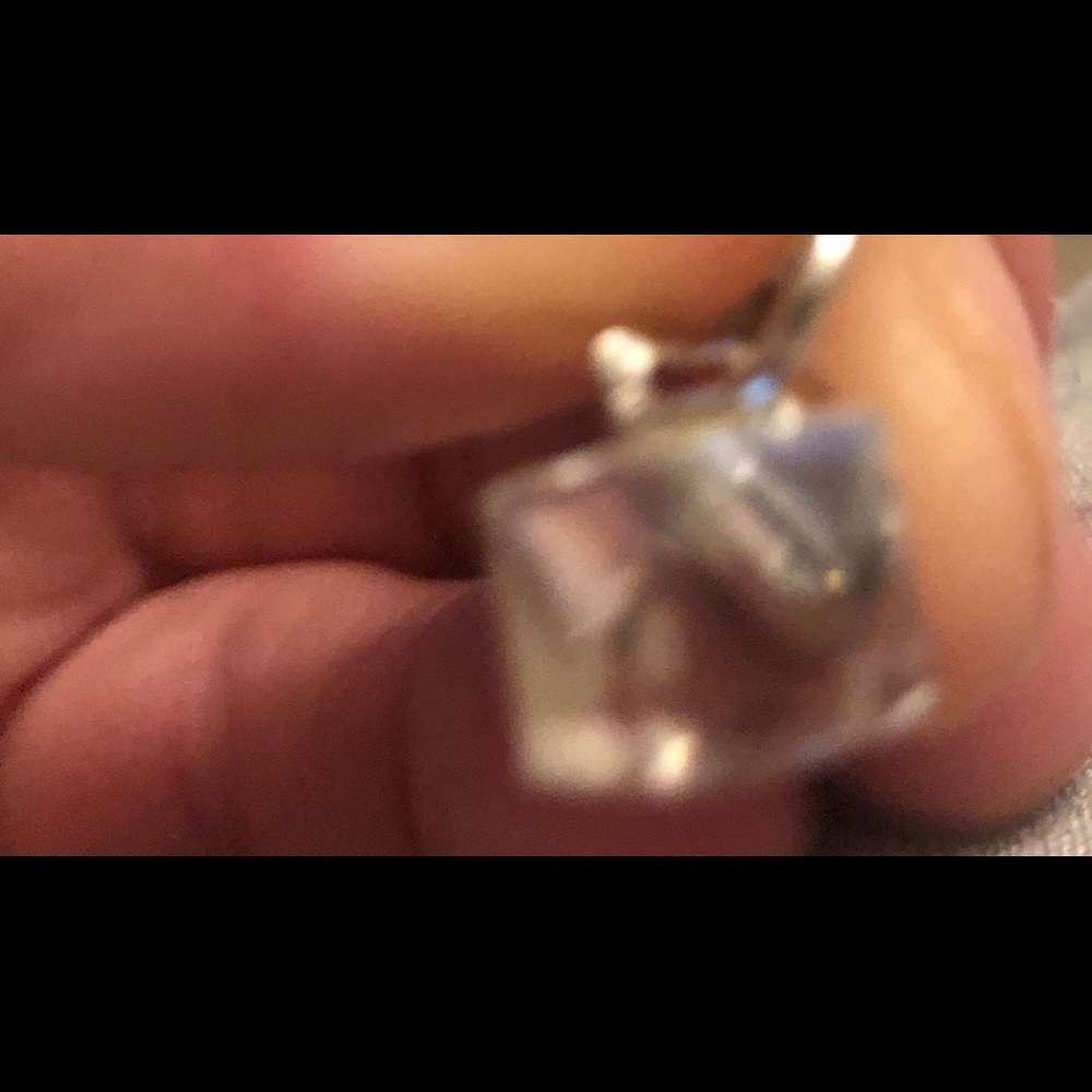 Swarovski Solid Crys Pend & Earrings Vintage - image 3